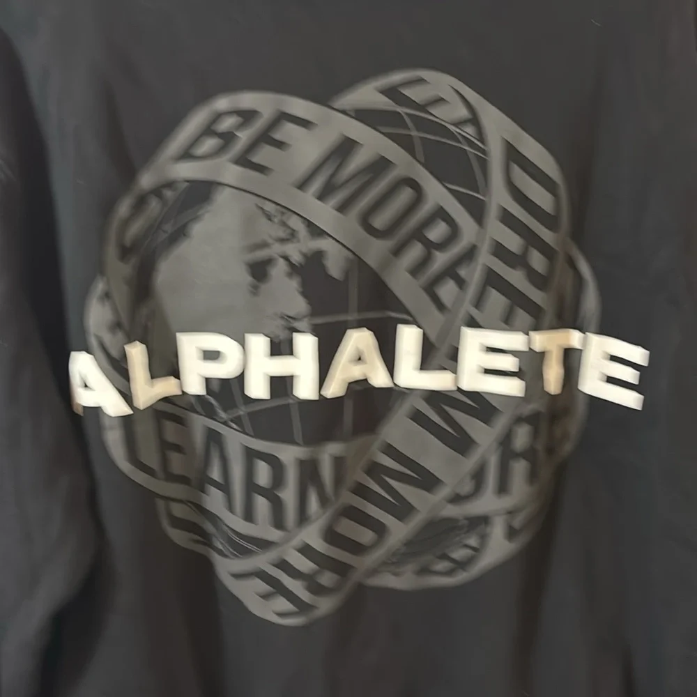 Alphalete Men's Black Hoodie Sweater